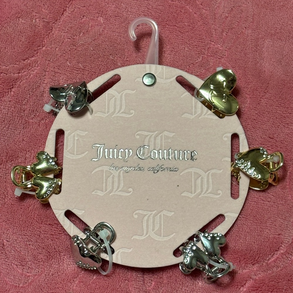 Juicy Couture Gold and Silver Small Clips